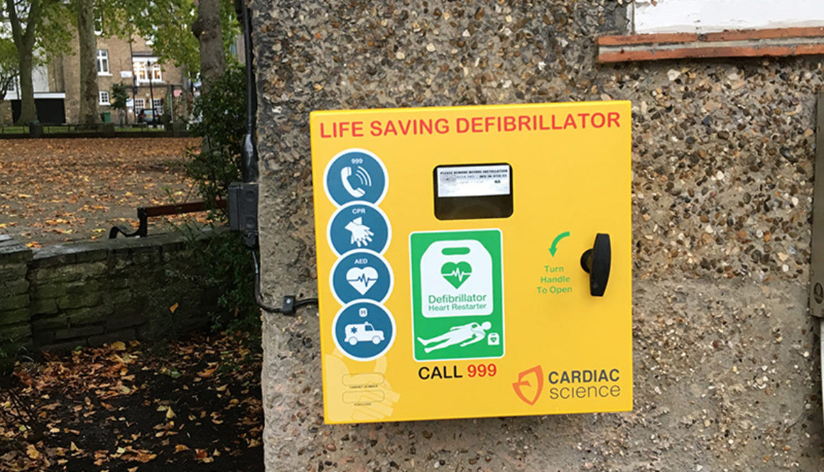 Defibrillator in Pond Square crop